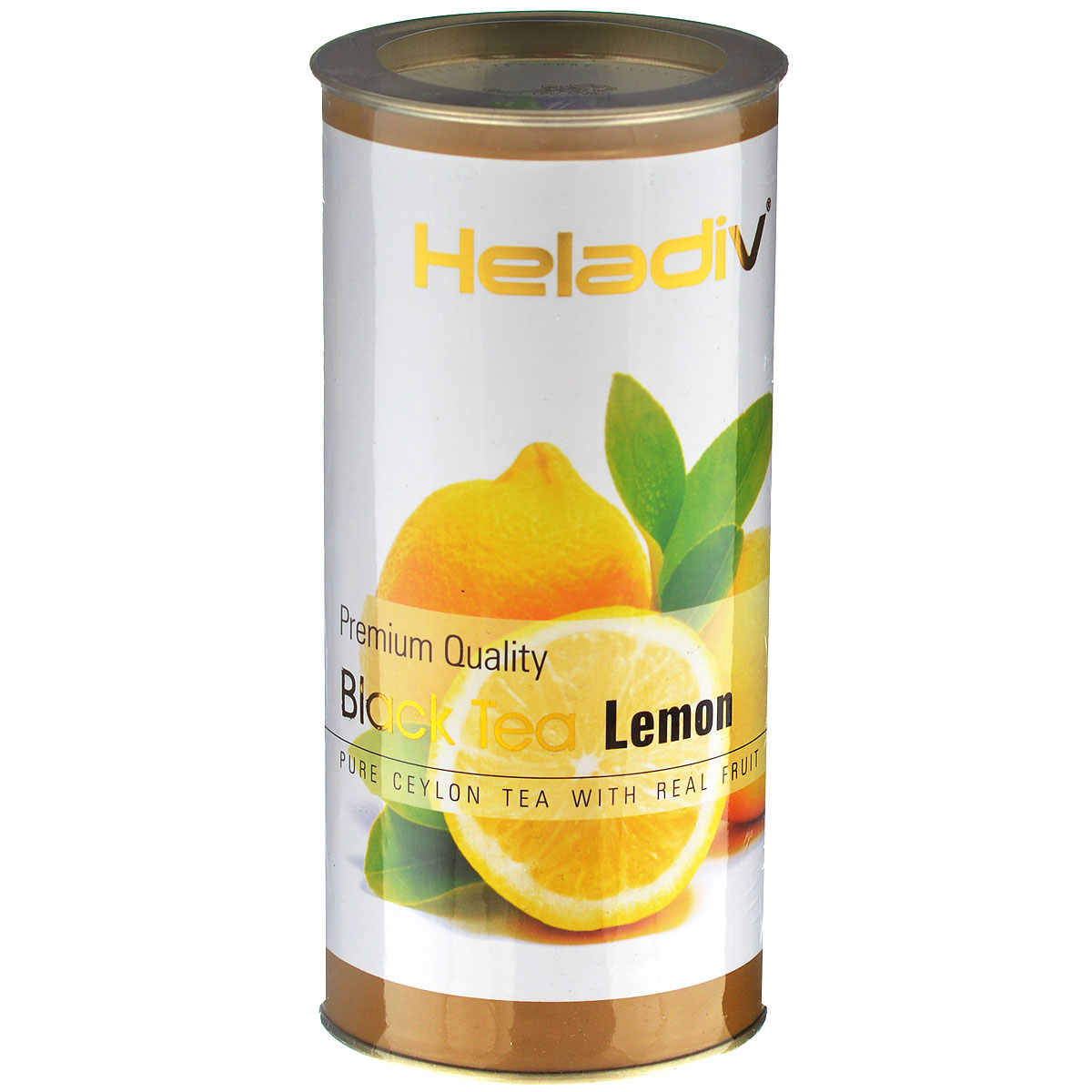 Heladiv Lemon черный фруктовый чай с лимоном, 100 г4791007004929 Heladiv Lemon черный фруктовый чай с лимоном, 100 г4791007004929Heladiv Lemon - настоящий цейлонский черный чай с натуральным ароматизатором лимона, кусочками лимонной цедры и цветами календулы.