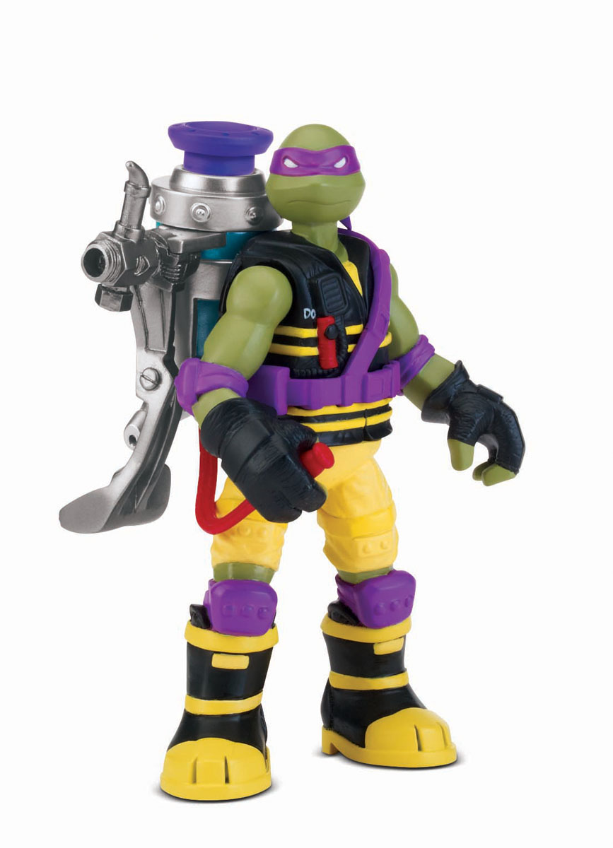 Фигурка Turtles Мутагенный Донни, 12 см90552 Фигурка Turtles Мутагенный Донни, 12 см90552Фигурка Turtles Мутагенный Донни станет прекрасным подарком для вашего ребенка. Она выполнена из прочного пластика в виде персонажа команды TMNT - Черепашки-Ниндзя Донателло. Голова, руки и ноги фигурки подвижны, что позволит придавать Дантелло различные позы. В комплект входит специальная катапульта с липким мутагеном. Для того, чтобы выстрелить, необходимо резко дернуть за рычажок. Крэнгов и Клан Фут ожидает липкий сюрприз! Ваш ребенок будет часами играть с этой фигуркой, придумывая различные истории с участием любимого героя. Они подверглись мутации и обучались искусству ниндзюцу у великого сэнсэя Сплинтера. Черепашки-Ниндзя готовы выбраться из своего секретного убежища и спасти мир от сил зла! Черепашки-Ниндзя впервые появились на страницах комиксов в далеких 80-х. Черепашки перебрались на телевидение по воле студии Murakami-Wolf-Swenson (MWS) и продолжали радовать своих поклонников в течение десяти лет (1987-1996). 5 лет подряд были признаны сериалом...