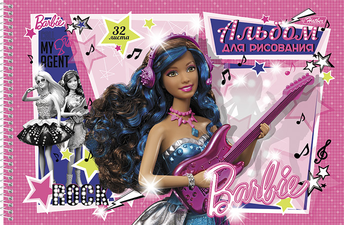 Альбом для рисования Barbie, 32 листа32А4Bсп_14004 Альбом для рисования Barbie, 32 листа32А4Bсп_14004Альбом для рисования Barbie прекрасно подходит для рисования карандашами и мелками. Обложка выполнена из мелованного картона. Крепление - спираль. В альбоме тонким пунктиром сделана перфорация для последующего отрыва листов. Альбом для рисования непременно порадует художника и вдохновит его на творчество. Рисование позволяет развивать творческие способности, кроме того, это увлекательный досуг. Рекомендуемый возраст: 0+.