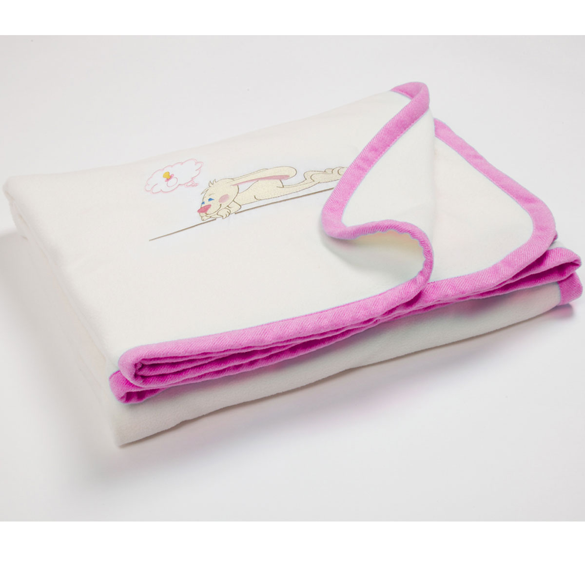 Флисовый плед с вышивкой Lovely 100х80 (розовый)250075118-26в Флисовый плед с вышивкой Lovely 100х80 (розовый)250075118-26вСостав: однотонный флис с окантовкой