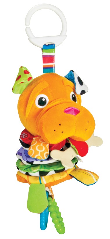 Lamaze Мягкая игрушка-подвеска Шарпей ШиверLC27550RU Lamaze Мягкая игрушка-подвеска Шарпей ШиверLC27550RUМягкая игрушка-подвеска Lamaze Шарпей Шивер выполнена из разнофактурных текстильных материалов, которые абсолютно безопасны для малыша. Игрушка выполнена в виде привлекательной собачки породы шарпей. Снизу к игрушке с помощью шнурка крепятся два пластиковых кольца. Стоит только потянуть за них, как собачка растянется, как гармошка, а её тело завибрирует. У шарпея шелестящие ушки и лапки. Также игрушка оснащена кольцом для легкого и надежного крепления к кроватке, игровому центру или коляске. Мягкая игрушка-подвеска Lamaze Шарпей Шивер концентрирует внимание малыша, развивает слуховое и пространственное восприятие.