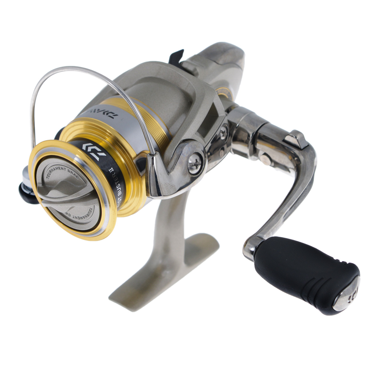 Катушка безынерционная Daiwa 12 Crest 2000, цвет: серый, желтый42082 Катушка безынерционная Daiwa 12 Crest 2000, цвет: серый, желтый42082Универсальная серия катушек Daiwa Crest: - 5 шарикоподшипников. - Шестерни Digigear II. - Ролик лесоукладывателя Twist Buster. - Мгновенный стопор обратного хода Infinite Anti-Reverse. - Механизм подачи шпули Advanced Locomotive Levelwind. - Шпуля с обратным конусом ABS. - Износостойкая пружина возврата дужки. - В зависимости от размера оснащается складывающейся или цельной рукояткой. Вес катушки: 270 г. Емкость шпули: 0,2 мм - 190 м, 0,23 мм - 150 м, 0,28 мм - 100 м. Намотка за оборот ручки: 62 см.