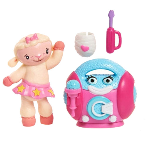 Игровой набор Disney Друзья Дотти: Лэмми и Милли, 5 предметов90810 Игровой набор Disney Друзья Дотти: Лэмми и Милли, 5 предметов90810Игровой набор Disney Друзья Дотти: Лэмми и Милли привлечет внимание вашего ребенка и не позволит ему скучать. В набор входят 2 фигурки героев мультфильма Доктор Плюшева - овечки Лэмми и микрофона Милли, а также 3 игровых аксессуара - гипс для лапки Лэмми, отвертка и карточка пациента с диагнозом. Фигурки выполнены из прочного безопасного пластика. Лапка Лэмми подвижна, а микрофон Милли съемный, что предоставит малышу дополнительный просто для игры. Такой набор идеально подойдет для сюжетной игры в доктора, он надолго увлечет вашего малыша. Ребенок сможет часами играть с ним, придумывая различные истории. Порадуйте своего малыша таким замечательным подарком!