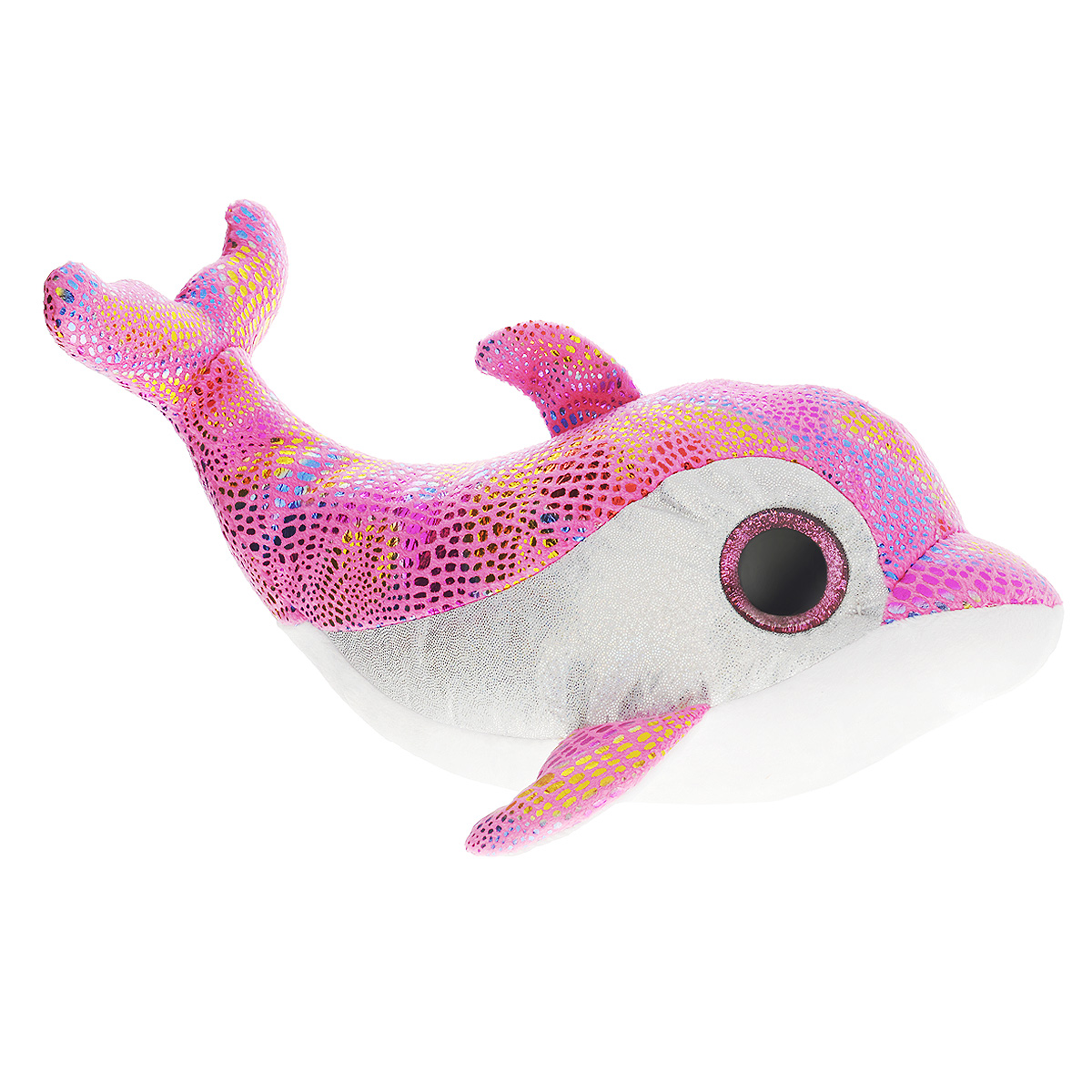 Мягкая игрушка Beanie Boos Дельфин Surf, цвет: розовый, 28 см37011 Мягкая игрушка Beanie Boos Дельфин Surf, цвет: розовый, 28 см37011Очаровательная мягкая игрушка Beanie Boos Дельфин Surf, выполненная в виде трогательного дельфина, непременно вызовет улыбку и симпатию и у детей, и у взрослых. Милый дельфинчик с выразительными искрящимися глазками изготовлен из высококачественного мягкого текстильного материала с набивкой из синтепона. Как и все игрушки серии Beanie Boos, он изготовлен вручную, с любовью и вниманием к деталям. Удивительно мягкая игрушка принесет радость и подарит своему обладателю мгновения нежных объятий и приятных воспоминаний.Специальные гранулы, используемые при ее набивке, способствуют развитию мелкой моторики рук малыша. Великолепное качество исполнения делают эту игрушку чудесным подарком к любому празднику. Трогательная и симпатичная, она непременно вызовет улыбку у детей и взрослых.