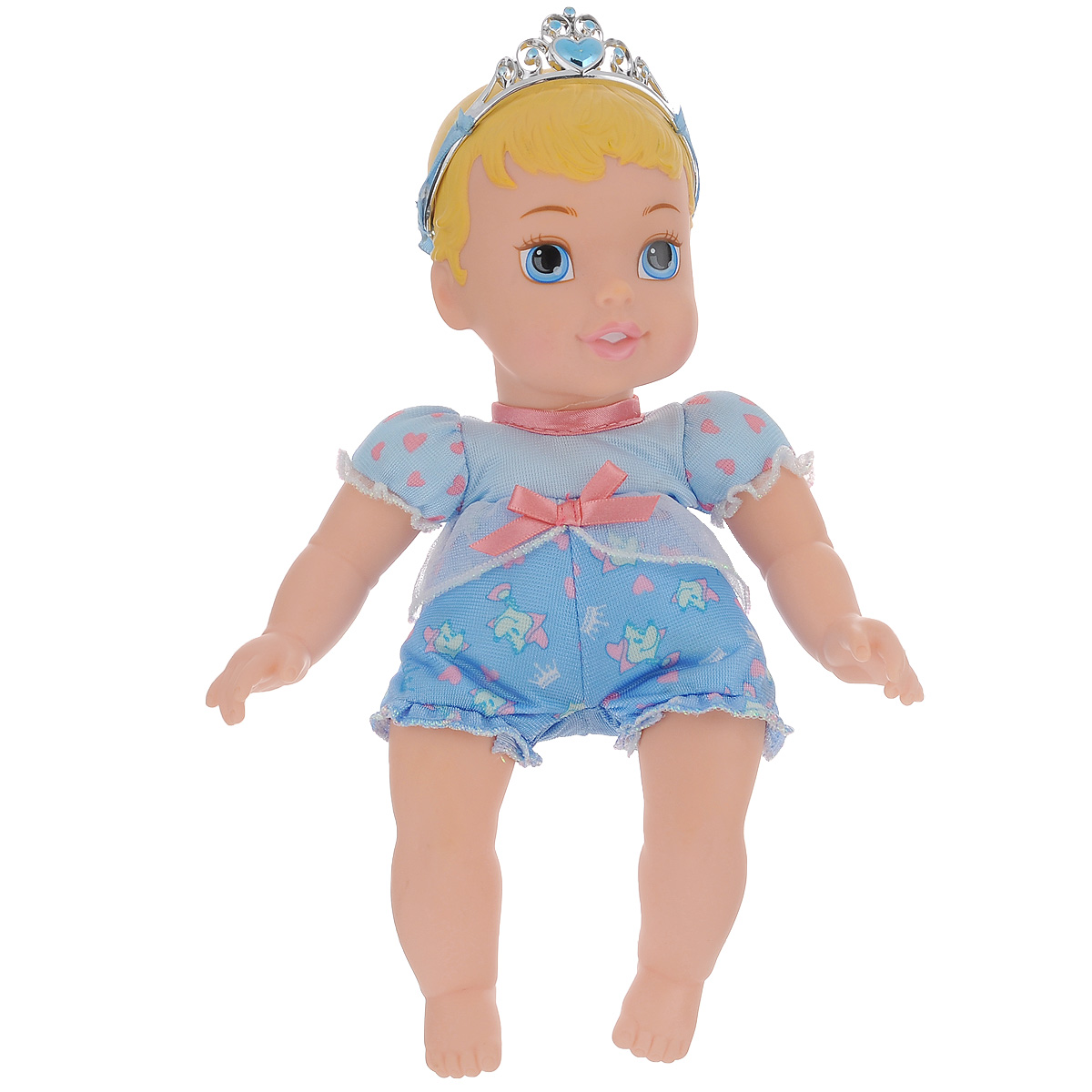Disney Princess Пупс Baby Cinderella751470_Золушки Disney Princess Пупс Baby Cinderella751470_ЗолушкиКукла-пупс Disney Princess Baby Cinderella непременно понравится вашей дочурке. У куколки мягконабивное тельце, а голова, ручки и ножки пластиковые. Одета малышка Золушка в яркий комбинезон. У куклы светлые короткие волосы, которые украшает пластиковая корона. Такая куколка очарует вас и вашу дочурку с первого взгляда!