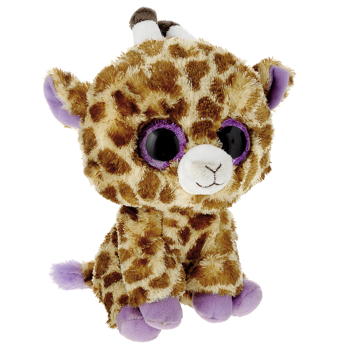Мягкая игрушка Beanie Boos Жираф Safari, 23 см36905 Мягкая игрушка Beanie Boos Жираф Safari, 23 см36905Очаровательная мягкая игрушка Beanie Boos Жираф Safari, выполненная в виде жирафа, непременно вызовет улыбку и симпатию и у детей, и у взрослых. Трогательный жираф с выразительными пластиковыми глазками изготовлен из высококачественного текстильного материала с набивкой из синтепона. Специальные гранулы, также используемые при набивке игрушки, способствуют развитию мелкой моторики рук малыша. Как и все игрушки серии Beanie Boos, жираф изготовлен вручную с любовью и вниманием к деталям. Удивительно мягкая игрушка принесет радость и подарит своему обладателю мгновения нежных объятий и приятных воспоминаний. Великолепное качество исполнения делают эту игрушку чудесным подарком к любому празднику.