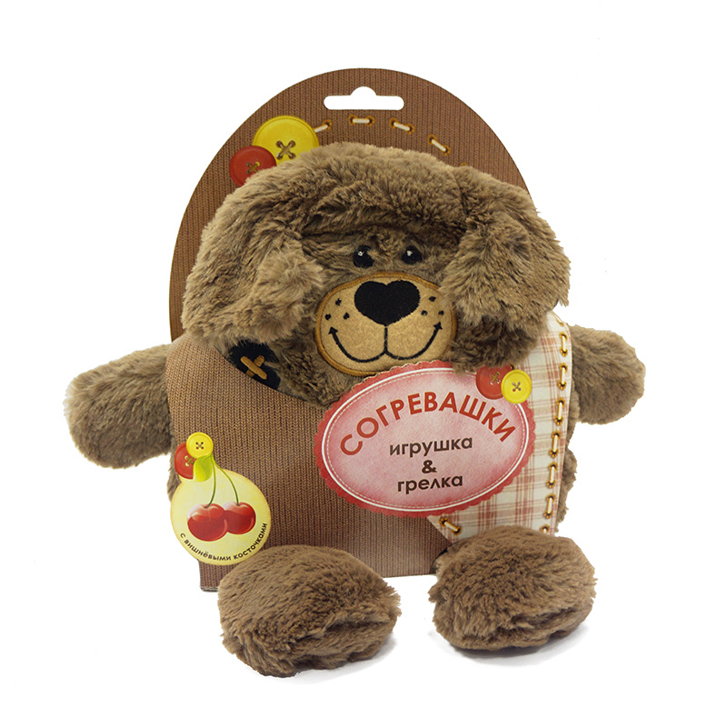 MAXITOYS Грелка-Игрушка СобачкаMT-MRT0414027 MAXITOYS Грелка-Игрушка СобачкаMT-MRT0414027Игрушки-грелки с верхом из искуственного меха, набивка из натуральных вишнёвых косточек, с элементами из текстильных материалов и пластмассы, без механизмов. Cрок службы 5 лет.