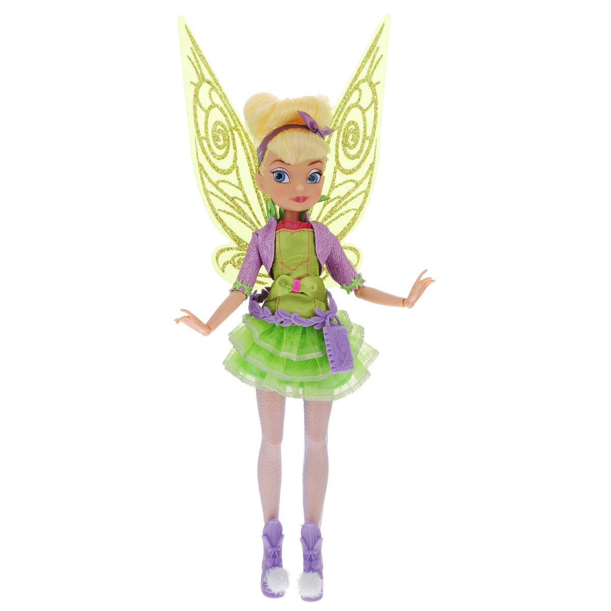 Disney Fairies Кукла Stylin Tink762750_Stilin Tink Disney Fairies Кукла Stylin Tink762750_Stilin TinkФеи Disney - сказочные героини, которые живут в гармонии с природой, их жизнь полна захватывающих приключений и интересных открытий. Куколка со светлыми волосами одета в стильный яркий наряд, дополненный ремнем с сумкой; на ножках - модные сапожки с помпонами. Волшебства образу феи придают большие крылья у нее за спиной. У куклы подвижные ручки, ножки, голова. Кукла Disney Fairies Stylin Tink непременно станет хорошим подарком вашей малышке и подарит ей приятные воспоминания. УВАЖАЕМЫЕ КЛИЕНТЫ! Обращаем ваше внимание на возможные незначительные изменения в дизайне куклы и ее наряда.