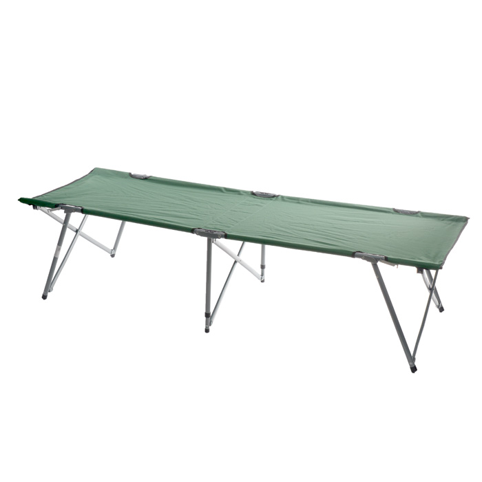 Кровать складная Green Glade M6185, 193 х 67 х 44 смM6185 Кровать складная Green Glade M6185, 193 х 67 х 44 смM6185Складная кемпинговая кровать Green Glade M6185 предназначена для создания комфортных условий в туристических походах, на рыбалке и кемпинге. Особенности: Компактная складная конструкция. Прочный стальной каркас. Прочная ткань полиэстер 600D с поливиниловым покрытием обладает повышенной износостойкостью. В комплекте чехол для переноски и хранения.
