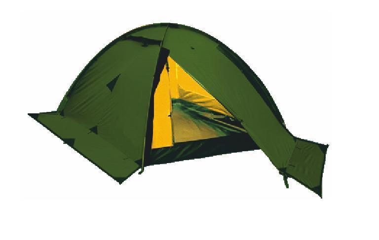 Палатка Talberg VEGA 2, цвет: зеленыйУТ-000059401 Палатка Talberg VEGA 2, цвет: зеленыйУТ-000059401Легкая двухслойная одноместная палатка для велосипедных и пеших походов. Туристическая линия Talberg. Палатки Talberg Туристической линии были специально разработаны для походов в весеннее, летнее и осеннее время. В палатках этой серии используются материалы и конструкции, которые позволяют комфортно провести теплую летнюю ночь или переждать серьезную непогоду с сильным ветром и осадками. Состав материала: полиэстер, фибергласс