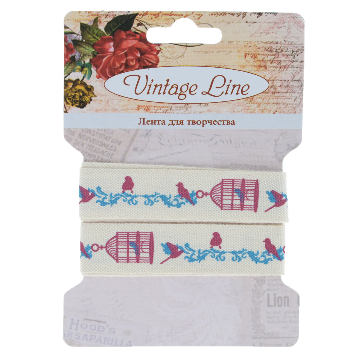 Лента декоративная Vintage Line, цвет: белый, ширина 1,6 см, длина 1 м. 77092587709258 Лента декоративная Vintage Line, цвет: белый, ширина 1,6 см, длина 1 м. 77092587709258Декоративная лента Vintage Line выполнена из текстиля и оформлена изображением клеток и птиц. Такая лента идеально подойдет для оформления различных творческих работ таких, как скрапбукинг, аппликация, декор коробок и открыток и многое другое. Лента наивысшего качества практична в использовании. Она станет незаменимым элементом в создании рукотворного шедевра. Ширина: 1,6 см. Длина: 1 м.