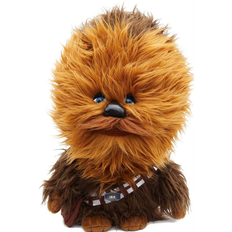 Мягкая озвученная игрушка Star Wars Чубакка, 37 см00106J Мягкая озвученная игрушка Star Wars Чубакка, 37 см00106JМягкая озвученная игрушка Star Wars Чубакка порадует любого поклонника знаменитой саги Звездные войны. Игрушка выполнена из высококачественного текстильного материала в виде Чубакки. При нажатии на животик игрушки, она произнесет характерные для персонажа звуки рычания. Чубакка - представитель племени вуки, механик на космическом корабле Хана Соло. Он не способен внятно говорить на человеческом языке и изъясняется хриплым рёвом на языке вуки Оригинальная мягкая игрушка непременно поднимет настроение своему обладателю и станет замечательным подарком любому ребенку или взрослому, увлеченному вселенной Звездных войн. Рекомендуется докупить 3 батарейки напряжением 1,5V типа LR44/AG13 (товар комплектуется демонстрационными). УВАЖАЕМЫЕ КЛИЕНТЫ! Обращаем ваше внимание на возможные изменения в дизайне упаковки. Поставка осуществляется в зависимости от наличия на складе. Комплектация осталась без изменений.