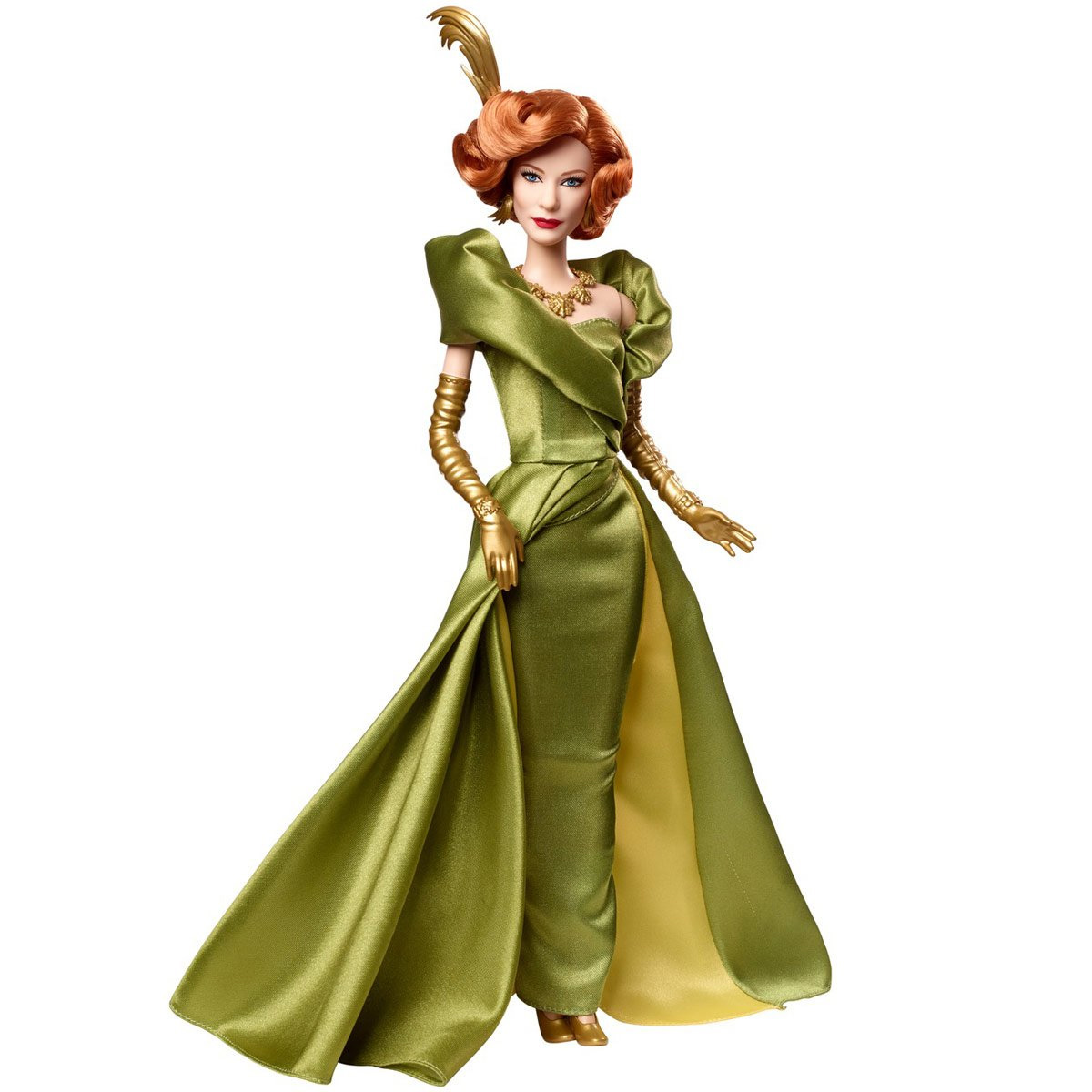 Disney Princess Кукла Мачеха Lady TremaineCGT57(CGT58/CGT59) Disney Princess Кукла Мачеха Lady TremaineCGT57(CGT58/CGT59)Кукла Disney Princess Мачеха Lady Tremaine понравится не только детям, но и взрослым коллекционерам. Кукла изготовлена из прочного безопасного пластика и отличается высоким качеством исполнения. Леди Тремейн одета в роскошное салатовое платье, ее руки украшены перчатками, а на ногах у нее - изящные туфельки. Завершают образ золотистое пластиковое колье и серьги, а также украшение в виде пера в волосах. Ее волосы уложены в сложную вечернюю прическу. Руки и ноги куклы подвижны. Такая кукла подарит девочке неограниченный простор для фантазии и игр, малышка сможет часами играть с ней, придумывая различные истории и разыгрывая сцены из фильма. Она также займет достойное место в любой коллекции.