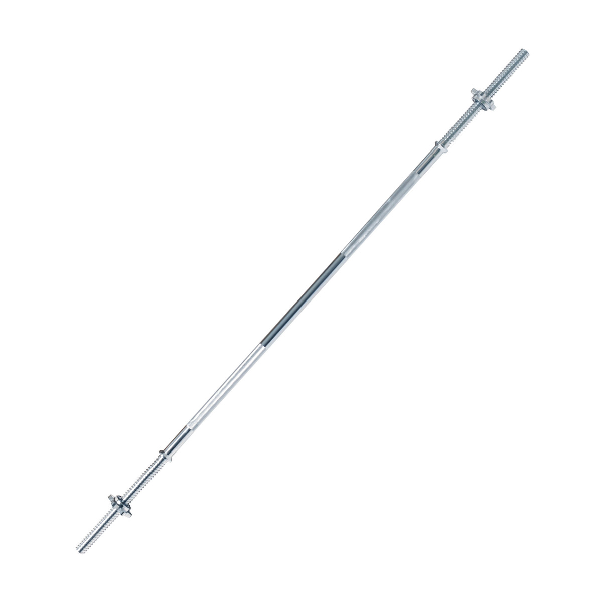 Гриф прямой Splad Sports 4007LW, 120 см, 26 мм4007LW Гриф прямой Splad Sports 4007LW, 120 см, 26 мм4007LWПреимущества грифа Splad Sports 4007LW: - хромированное покрытие для защиты от коррозии значительно продлевает срок службы; - противоскользящие насечки на поверхности грифа обеспечивают дополнительную прочность хвата; - фигурные края замка-гайки удобны для захвата пальцами во время накручивания/скручивания. Гриф для штанги является главной составной частью конструкции, позволяющий использовать любой набор дисков разного веса (не превышающих в сумме максимально допустимой нагрузки) для каждого определенного вида тренировок. Диаметр: 26 мм. Длина: 120 см. Вес: 5,5 кг. Максимальная нагрузка: 120 кг. Замок-гайка: 2 шт.