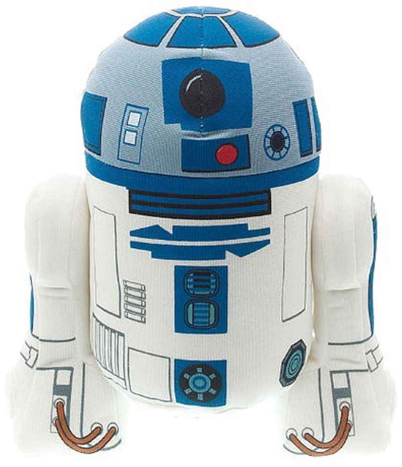 Star Wars Мягкая озвученная игрушка R2-D2 18 см00239J Star Wars Мягкая озвученная игрушка R2-D2 18 см00239JМягкая озвученная игрушка Star Wars R2-D2 выполнена в виде дроида - персонажа киносаги Звездные войны. При нажатии на животик R2-D2 произносит свистяще-щебечущий звук, хорошо знакомый преданным поклонникам фильма. Оригинальная мягкая игрушка непременно поднимет настроение своему обладателю и станет замечательным подарком поклоннику Звездных войн. Рекомендуется докупить 3 батарейки напряжением 1,5V типа LR44/AG13 (товар комплектуется демонстрационными).