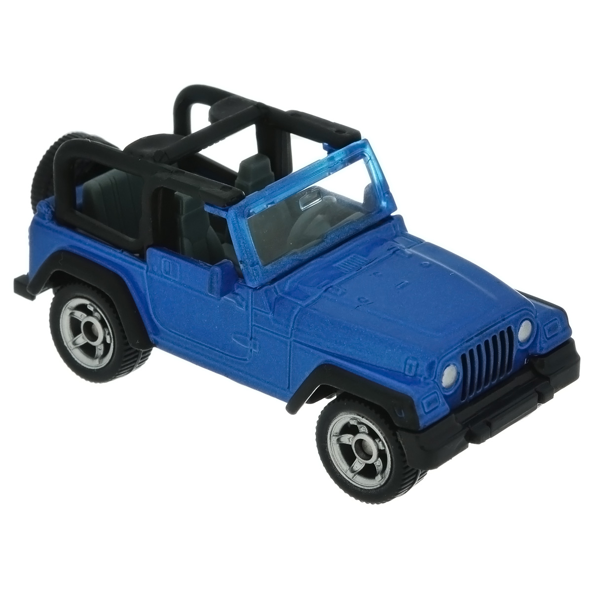 Siku Модель автомобиля Jeep Wrangler1342 Siku Модель автомобиля Jeep Wrangler1342Коллекционная модель Siku Jeep Wrangler представляет собой точную уменьшенную копию джипа. Такая модель понравится не только ребенку, но и взрослому коллекционеру, и приятно удивит вас высочайшим качеством исполнения. Модель выполнена из металла с элементами из пластика; прорезиненные колеса крутятся. Отличный подарок для любителей автомобилей!