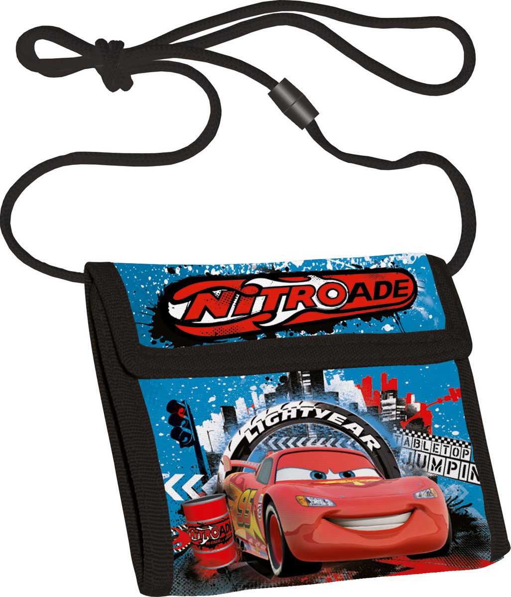 Кошелек детский Cars, цвет: синийCRCB-MT1-022 Кошелек детский Cars, цвет: синийCRCB-MT1-022Яркий детский кошелек Cars выполнен из полиэстера и оформлен красочным рисунком. Внутри кошелек оснащен отделением для денежных купюр и карманом на застежке-молнии. Кошелек складывается втрое и закрывается широким клапаном на липучку. На внутренней стороне предусмотрен шнурок, с помощью которого изделие можно носить через плечо или на шее. Кошелек Cars станет надежным спутником для вашего ребенка!