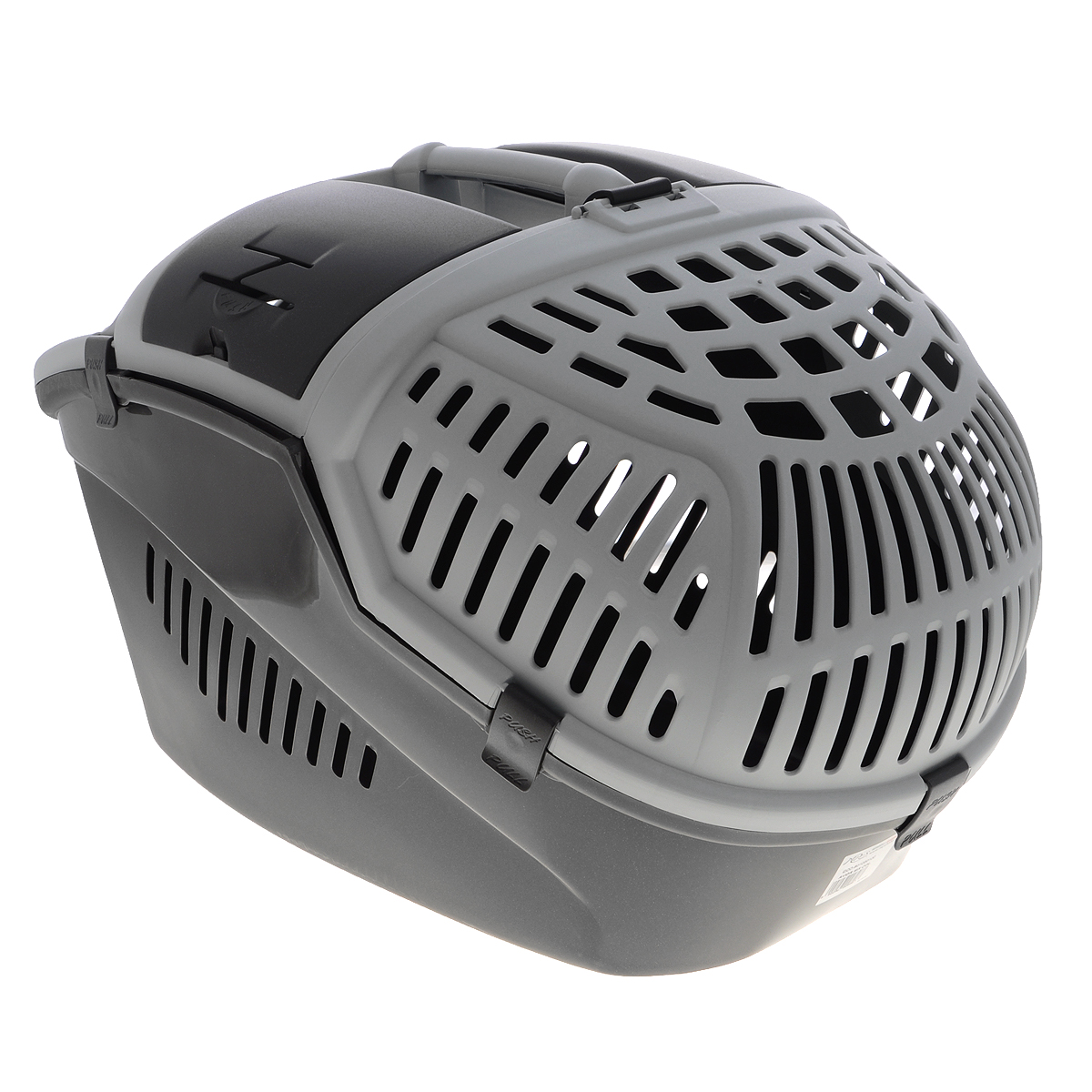 Переноска для животных MPS Avior, цвет: серый, 57,5 см х 39,5 см х 40,5 смS01020100 Переноска для животных MPS Avior, цвет: серый, 57,5 см х 39,5 см х 40,5 смS01020100Переноска MPS Avior, выполненная из высококачественного пластика, прекрасно подойдет для транспортировки кошек и собак. Крышка и стенки переноски оснащены отверстиями для вентиляции. Прочная ручка обеспечивает большую безопасность при переноске. Крышка надежно крепится к корпусу при помощи защелок. Переноска может полностью открываться с двух сторон в вертикальном положении. Если Вы захотите успокоить Вашего питомца или угостить его лакомством, Вы можете просто открыть небольшой люк в верхней части переноски и просунуть внутрь руку. Кроме того, имеется небольшое отделение, где вы можете хранить воду, поводок или корм. а так же имеются отверстия для ремней безопасности для удобства перевоза любимца в машине. Размеры переноски: 57,5 см х 39,5 см х 40,5 см.