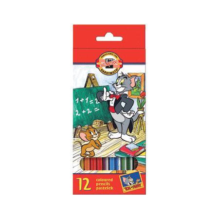 Карандаши 12 цветов Koh-I-Noor. Том и Джерри в картонной коробке3652012023KSRU Карандаши 12 цветов Koh-I-Noor. Том и Джерри в картонной коробке3652012023KSRUЯркие цвета делают этот набор незаменимым для развития творческих способностей у детей. Высококачественный ударопрочный грифель обеспечивает невероятно мягкое письмо, не ломается и не крошится при заточке. С цветными карандашами маленький художник сможет с легкостью воплотить свои многочисленные творческие замыслы!