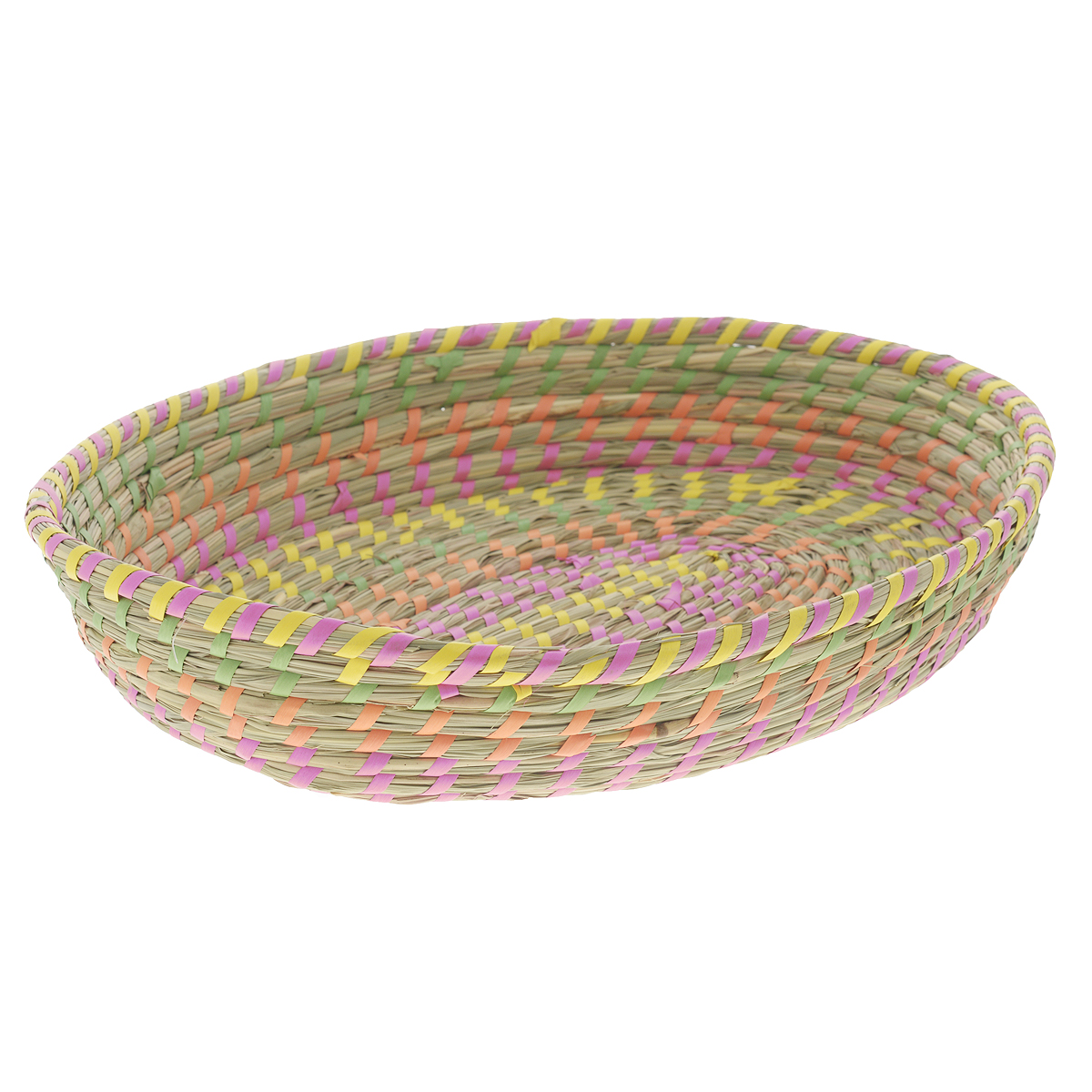 Корзина Zeller, 38 см х 31 см х 6,5 см18032 Корзина Zeller, 38 см х 31 см х 6,5 см18032Овальная корзина Zeller изготовлена из натурального плетеного волокна. Она предназначена для хранения фруктов, хлеба, а также мелочей дома или на даче. Позволяет хранить мелкие вещи, исключая возможность их потери. Корзина очень вместительная. Элегантный выдержанный дизайн позволяет органично вписаться в ваш интерьер и стать его элементом. Материал: натуральное волокно.