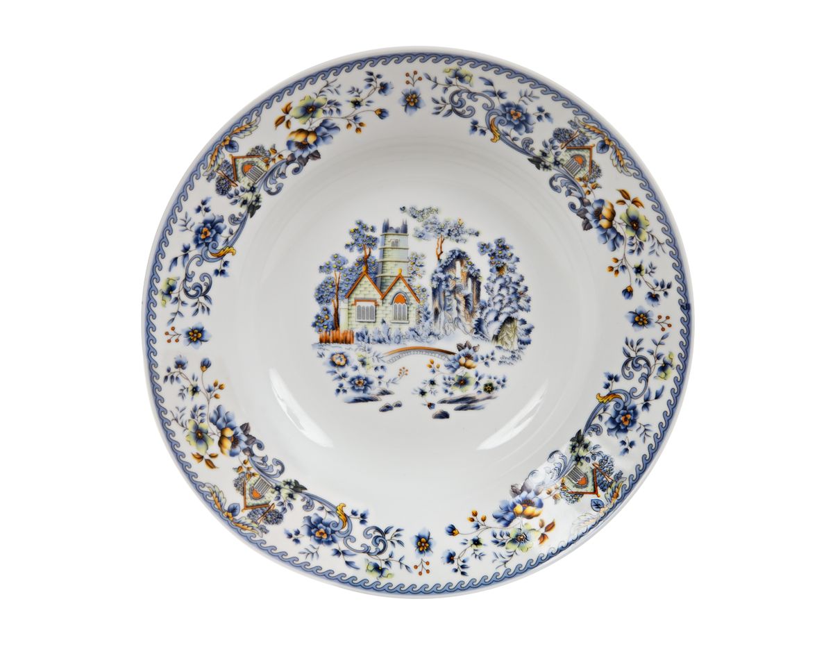 Тарелка Nanshan Porcelain Пейзаж, 22 смGNNSH02480 Тарелка Nanshan Porcelain Пейзаж, 22 смGNNSH02480Тарелка Nanshan Porcelain Пейзаж изготовлена из высококачественного фарфора. Предназначена для красивой подачи различных блюд. Изделие декорировано ярким рисунком. Такая тарелка украсит сервировку стола и подчеркнет прекрасный вкус хозяйки. Можно мыть в посудомоечной машине и использовать в СВЧ. Диаметр: 22 см. Высота: 2 см.