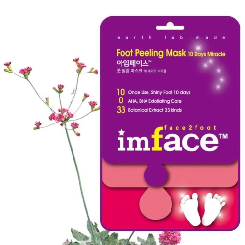 IMFACE Маска пилинг для ног 10 Days Miracle 40 мл48867m IMFACE Маска пилинг для ног 10 Days Miracle 40 мл48867mУвлажнение, питание, повышение эластичности кожи, разглаживание морщин, уход.