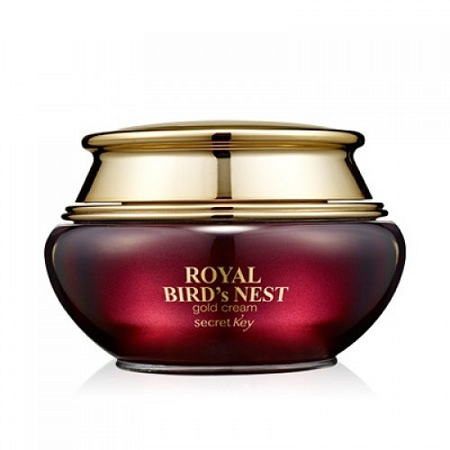 Secret Key Крем для лица Royal Birds nest грold cream 60 мл995187 Secret Key Крем для лица Royal Birds nest грold cream 60 мл995187Крем улучшает микроциркуляцию и активирует синтез коллагена, регенерирует клетки кожи, препятствует появлению чувства легкого зуда при сухости кожи. Повышает тургор кожи, противостоит преждевременному старению кожи, прекрасно увлажняет кожу и питает ее. Обладает омолаживающим действием и значительно улучшает тон кожи, восстанавливает свежесть и блеск здоровой кожи.