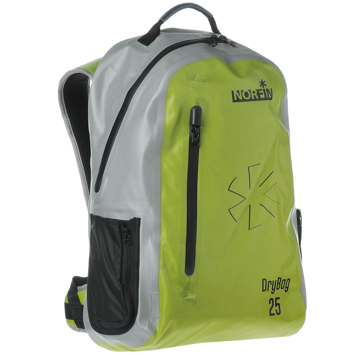 Рюкзак городской Norfin Dry Bag, цвет: серый, неоновый желтый, 25 лNF-40302 Рюкзак городской Norfin Dry Bag, цвет: серый, неоновый желтый, 25 лNF-40302Городской водонепроницаемый рюкзак Norfin Dry Bag. Благодаря многофункциональности данный рюкзак позволяет удобно и легко укладывать свои вещи. Особенности рюкзака: Подвесная система обтянута сеткой Air Mesh Анатомические лямки. Слой пены и сетки Air Mesh для мягкости и вентиляции Три внутренних отделения, в одном из которых можно разместить ноутбук Фронтальный карман на молнии Водонепроницаемые молнии Два боковых кармана, меняющих объем Грудная стяжка Швы проклеены.