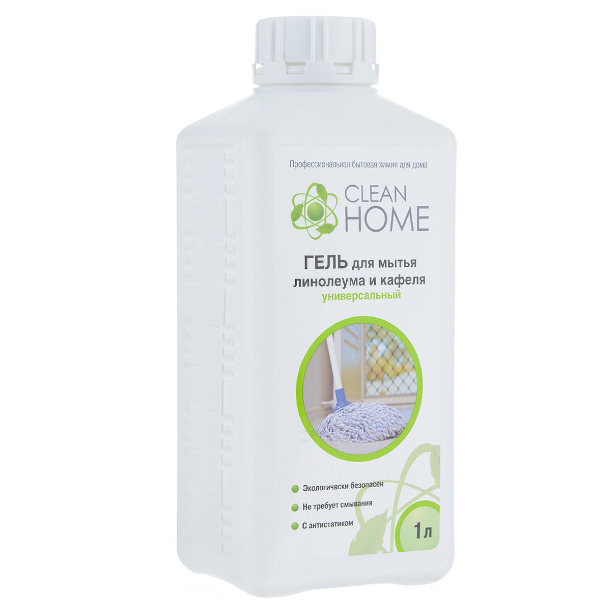 Гель универсальный Clean Home, для мытья линолеума и кафеля, 1 л381 Гель универсальный Clean Home, для мытья линолеума и кафеля, 1 л381Универсальное средство Clean Home предназначено для чистки и мытья различных напольных покрытий (линолеум, кафель). Формула с безопасными компонентами и антистатиком, не повреждающими поверхность. Приносит атмосферу чистоты и свежести в ваш дом. Легко очищает поверхность. Благодаря наличию в составе антистатика, препятствует быстрому загрязнению. Не содержит красителей, фосфатов, хлора. Линия профессиональной бытовой химии для дома Clean Home представлена гаммой средств для стирки и уборки дома. Clean Home - это весь необходимый ряд высокоэффективных универсальных средств европейского качества. Состав: вода, менее 5% АПАВ, менее 5% НПАВ, комплексообразователь, антистатик, функциональные добавки, метилхлороизотиазолинон, метилизотиазолинон, отдушка.