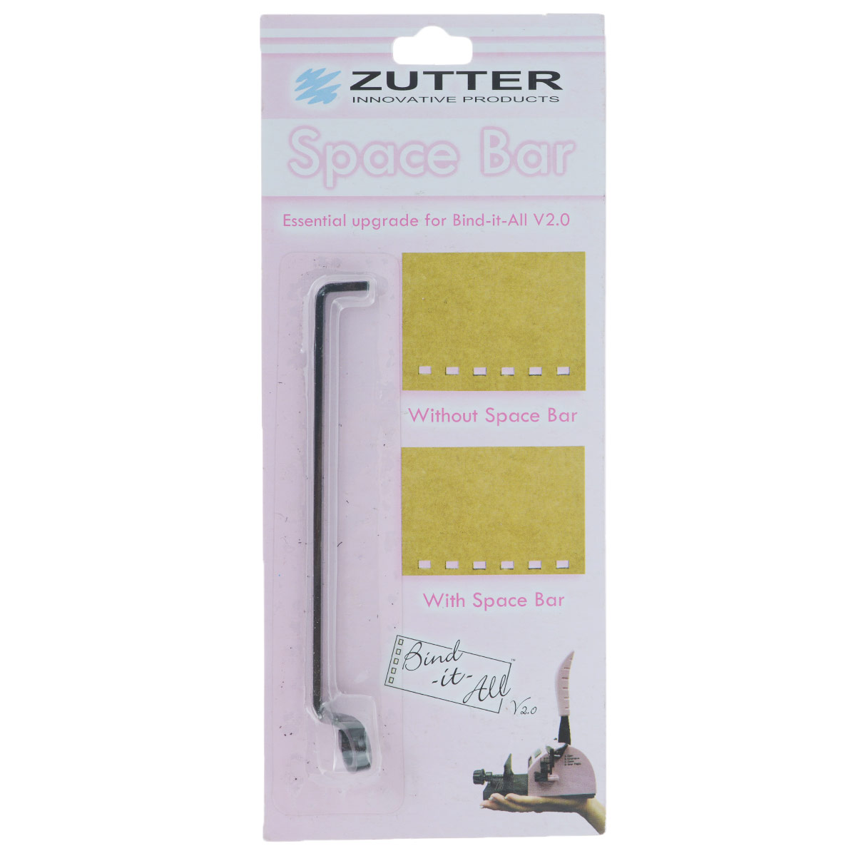 Ограничитель для биндера Zutter Space Bar, длина 10,7 смZUT2816 Ограничитель для биндера Zutter Space Bar, длина 10,7 смZUT2816Ограничитель для биндера Zutter Space Bar используется для уменьшения отступа от края при брошюровании. Изделие изготовлено из высококачественного металла. Материал: металл.