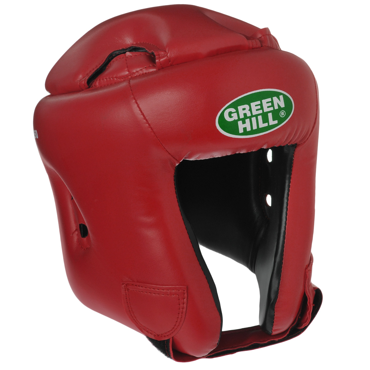 Шлем боксерский Green Hill Brave, цвет красный. Размер S (48-53 см)KBH-4050 Шлем боксерский Green Hill Brave, цвет красный. Размер S (48-53 см)KBH-4050Шлем Green Hill Brave с усиленной защитой теменной области предназначен для занятий боксом и кикбоксингом. Подходит для тренировок и соревнований. Крепление сзади на резинке и под подбородком на липучке крепко удерживают шлем на голове. Верх выполнен из высококачественного кожзаменителя, подкладка из искусственной замши.