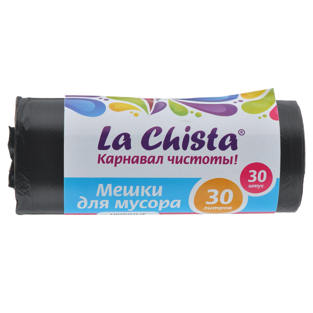 Мешки для мусора La Chista, цвет: черный, 30 л, 30 шт870101 Мешки для мусора La Chista, цвет: черный, 30 л, 30 шт870101Мешки для мусора La Chista, выполненные из высокопрочного и эластичного полиэтилена, обеспечивают чистоту и гигиену в квартире. Благодаря наличию прочного шва, не пропускают влагу и запахи. Они удобны для сбора и удаления мусора, занимают мало места, практичны в использовании. Широко применяются в быту и на производстве. Комплектация: 30 шт.