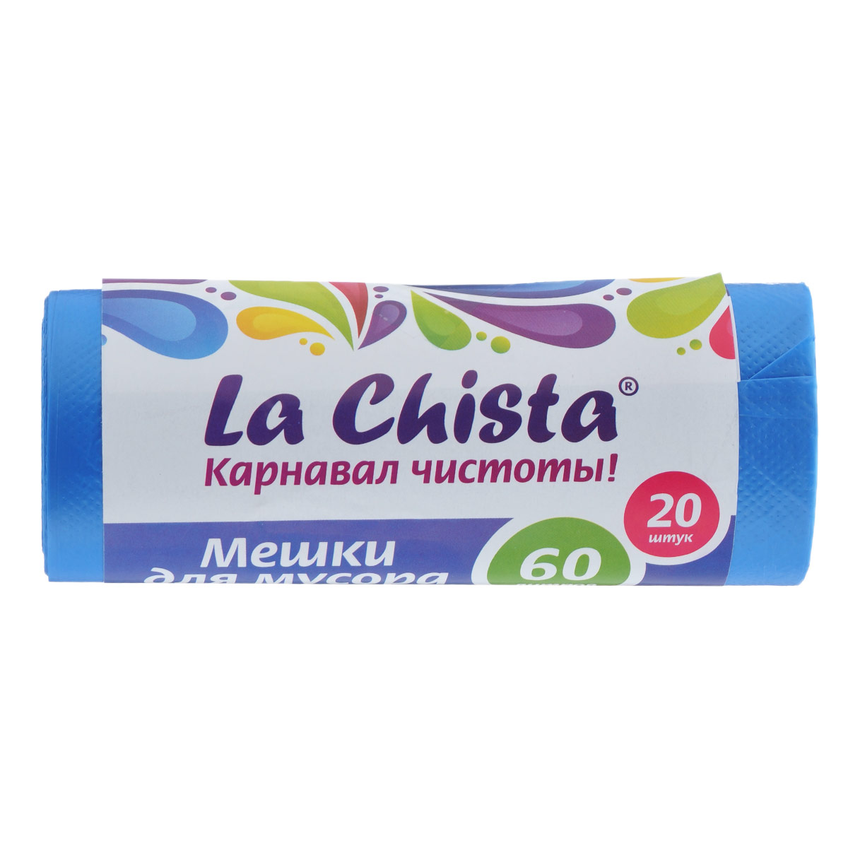 Мешки для мусора La Chista, цвет: синий, 60 л, 20 шт870105 Мешки для мусора La Chista, цвет: синий, 60 л, 20 шт870105Мешки для мусора La Chista, выполненные из высокопрочного и эластичного полиэтилена, обеспечивают чистоту и гигиену в квартире. Благодаря наличию прочного шва, не пропускают влагу и запахи. Они удобны для сбора и удаления мусора, занимают мало места, практичны в использовании. Широко применяются в быту и на производстве. Комплектация: 20 шт.