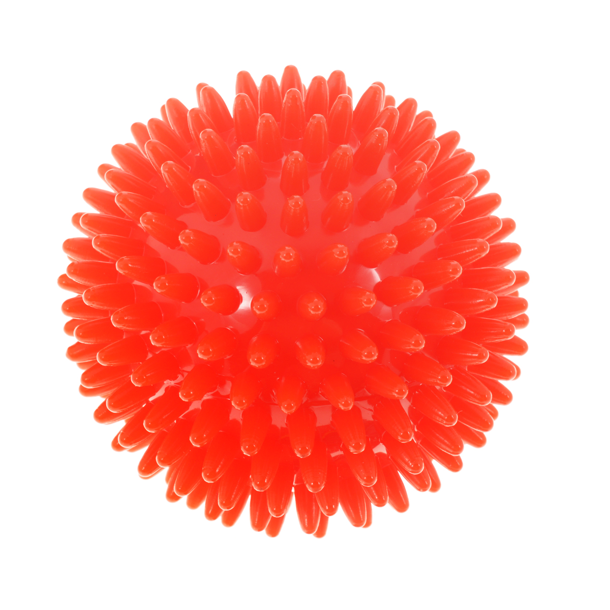 Игрушка для собак V.I.Pet "Массажный мяч", цвет: красный, диаметр 7 см