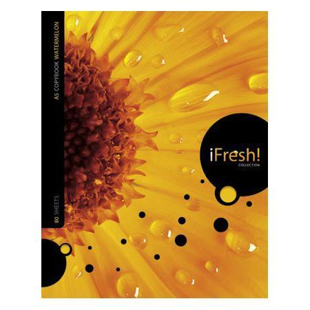 Тетрадь 80л А5ф на гребне серия iFRESH80Т5B1гр Тетрадь 80л А5ф на гребне серия iFRESH80Т5B1грТетрадь с обложкой из картона, защищающей бумагу от деформации.