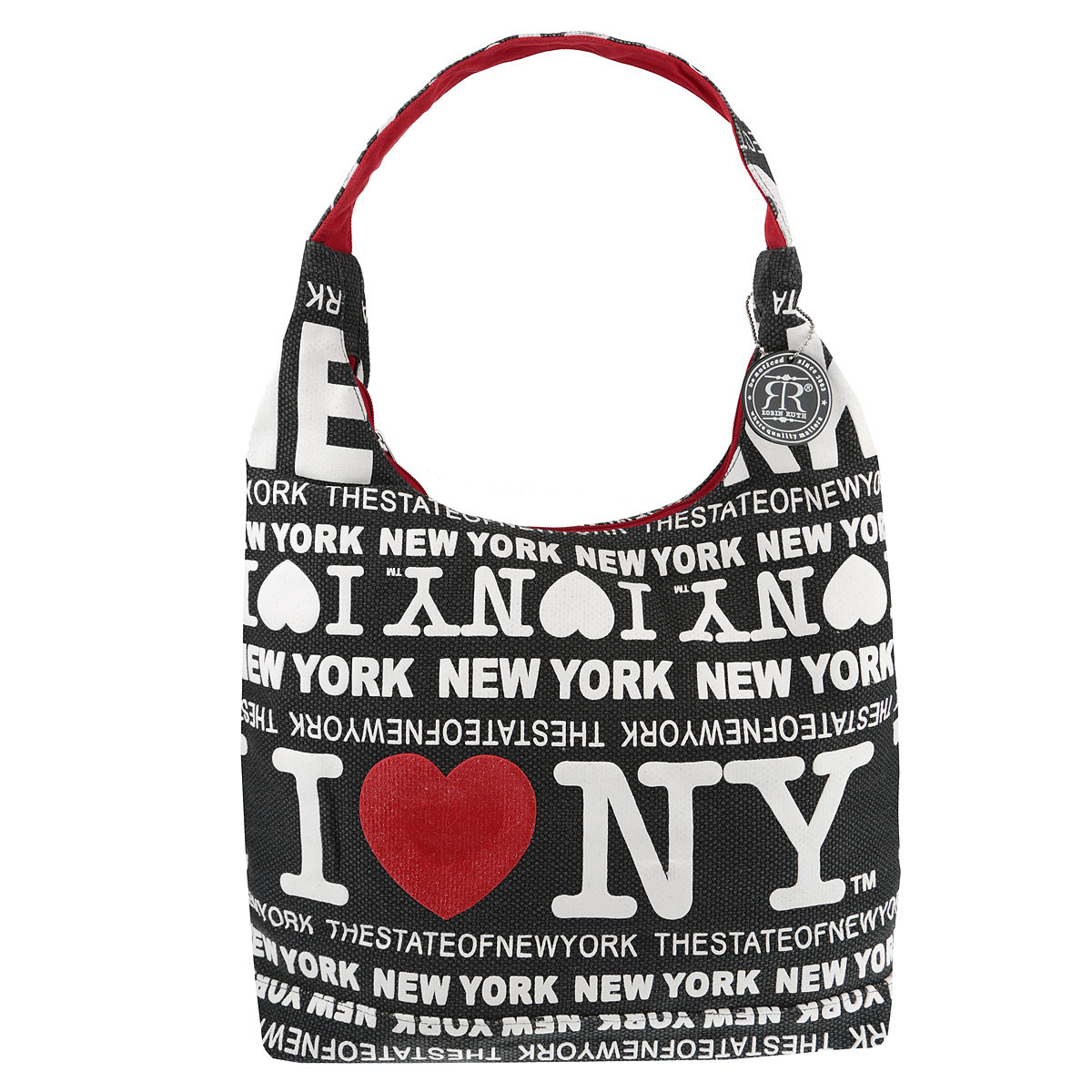 Сумка женская New York, цвет: черный. BLN505-BBLN505-B Сумка женская New York, цвет: черный. BLN505-BBLN505-BОригинальная женская сумка NEW YORK выполнена из канвы дополнена ярким принтом с надписью I Love New York . Изделие содержит одно основное отделение, закрывающееся на застежку-молнию. Внутри - вшитый карман на молнии. Сумка оснащена практичной лямкой, которая дополнена брелком на цепочке. Стильная сумка позволит вам подчеркнуть свою индивидуальность, и сделает ваш образ завершенным.