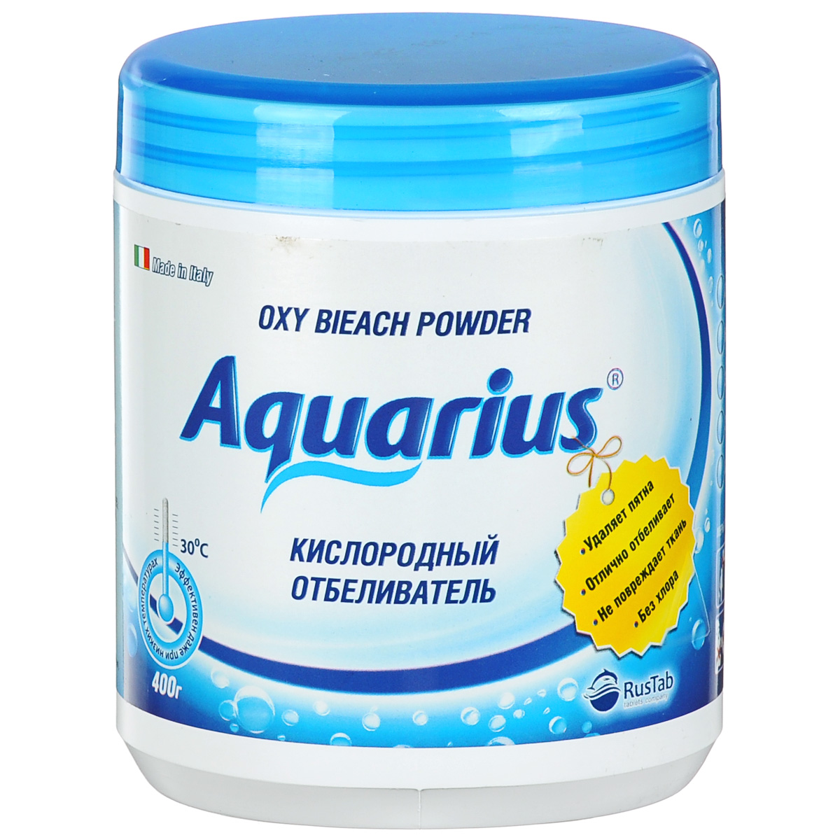 Пятновыводитель для белого белья Lotta Aquarius, кислородный, 400 г16253 Пятновыводитель для белого белья Lotta Aquarius, кислородный, 400 г16253Кислородный пятновыводитель Lotta Aquarius предназначен для белого белья. Он превосходно удаляет загрязнения даже в холодной воде, благодаря содержанию молекул активного кислорода. Пятновыводитель можно использовать как для ручной стирки, так и для стирки в автоматизированных стиральных машинах. Обладает антибактериальным и дезодорирующим эффектом. Защищает вещи от выцветания. Не содержит хлора. Не использовать для шерсти, шелка, кожи и тонких тканей. Состав: более 30% кислородосодержащий пятновыводитель, менее 5% неионные ПАВ; другие ингредиенты: энзимы (Амилаза, Протеаза, Липаза, Целлюлаза), отдушка, оптический отбеливатель менее 1%. Товар сертифицирован.