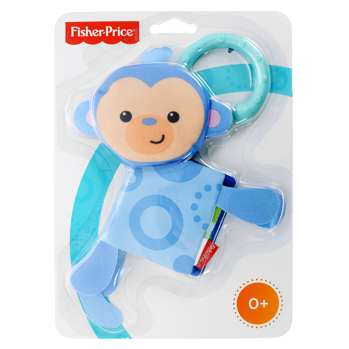 Fisher-Price Мягкая книжка ОбезьянкаCCG04_CBH87 Fisher-Price Мягкая книжка ОбезьянкаCCG04_CBH87Мягкая книжка Fisher-Price Обезьянка - это плюшевый игрушечный друг и красочно иллюстрированная книжка одновременно! Игрушка выполнена из мягкого безопасного материала, нежного и приятного на ощупь, кольцо выполнено из пластика. Книжка состоит из мягких шуршащих страниц, которые легко переворачивать, и содержит дневные и ночные картинки. Благодаря кольцу игрушку можно цеплять на коляску и брать с собой куда угодно, или подвесить ее к кроватке малыша. Дружелюбная обезьянка непременно понравится вашему малышу, и не только станет прекрасной игрушкой, но поможет развить цветовое восприятие, координацию движений и мелкую моторику.