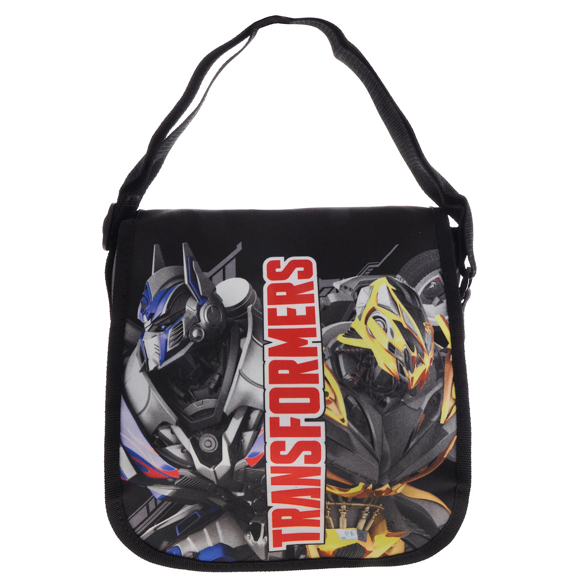 Сумка детская на плечо Transformers Prime , цвет: черныйTRCB-UT4-4022 Сумка детская на плечо Transformers Prime , цвет: черныйTRCB-UT4-4022Детская сумка Transformers Prime выполнена из прочного полиэстера и оформлена термоаппликацией с изображением персонажей мультфильма Transformers Сумка содержит одно отделение, закрывающихся с помощью застежек-молний. Бегунки застежек дополнены удобными металлическим держателями. Сумка оснащена регулируемым по длине текстильным ремнем для переноски на плече, благодаря чему подойдет ребенку любого роста.