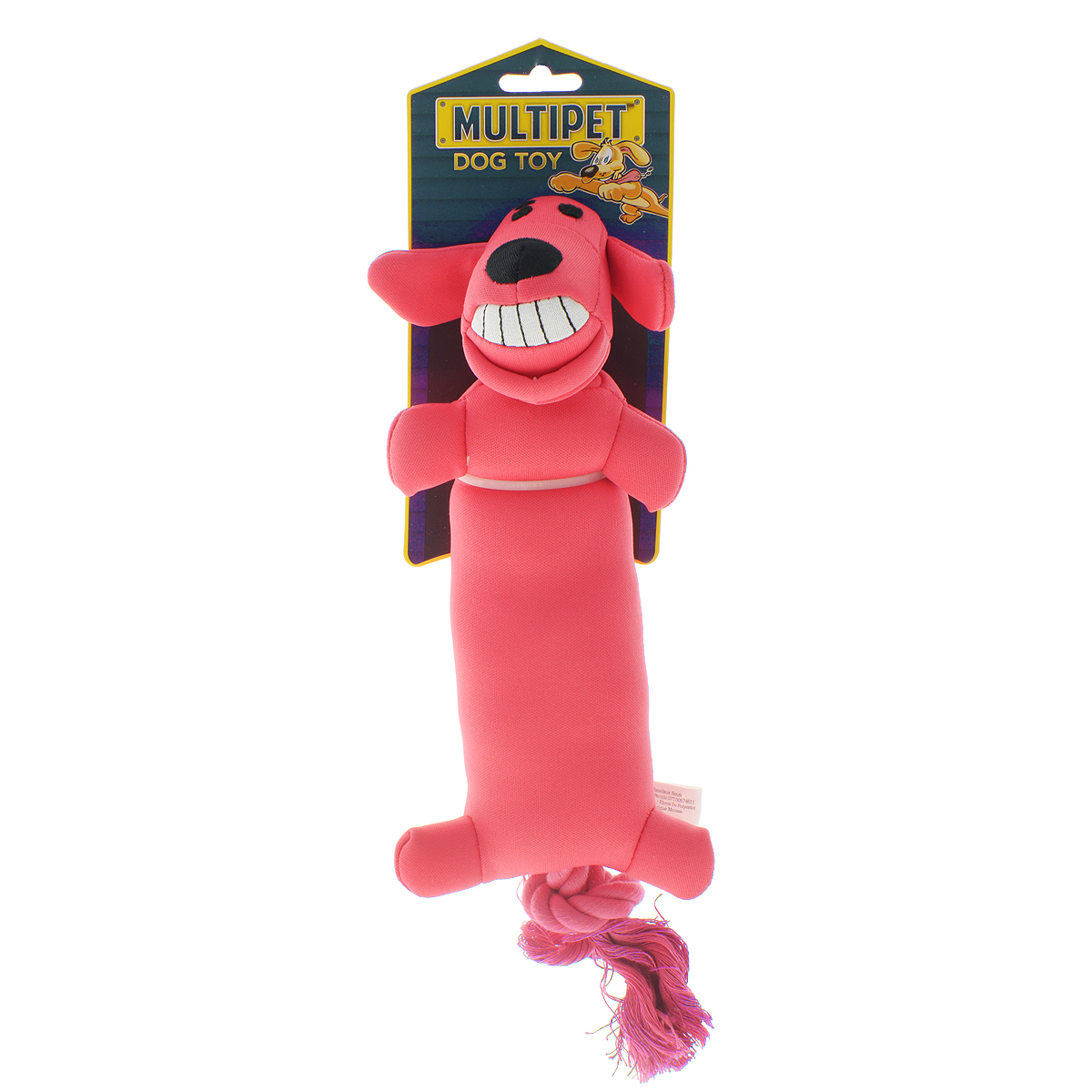 Игрушка для собак Multipet Летающая собака, с резинкой, цвет: розовый12-47838 Игрушка для собак Multipet Летающая собака, с резинкой, цвет: розовый12-47838Игрушка Multipet Летающая собака изготовлена из прочного и долговечного полиэстера, который легко моется, особо устойчив к разгрызанию. Необычная и забавная игрушка уникальна тем, что при помощи резинки, петли и канатного хвоста с легкостью запускается на дальние расстояния для апортировки. Подойдет для всех пород собак.