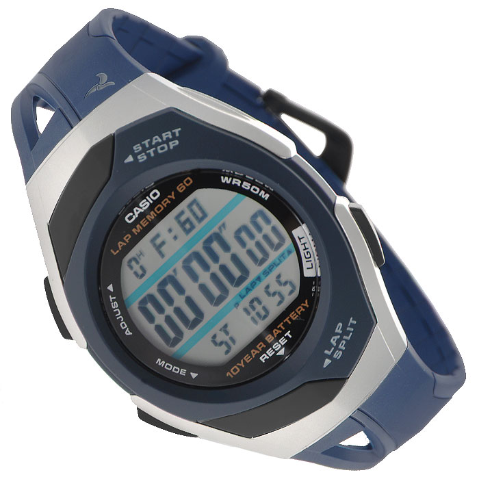 Наручные часы Casio STR-300C-2STR-300C-2 Наручные часы Casio STR-300C-2STR-300C-2Женские часы Casio STR-300C-1 для занятий спортом. Светодиодная подсветка обеспечивает освещение всего циферблата, при наклоне часов в сторону лица включается автоподсветка Одновременное отображение текущего времени в двух разных часовых поясах Максимальное время непрерывной работы секундомера 100 часов, шаг измерения 1/100. Режимы Lap и Split (результат промежуточного финиша и нарастающий итог). 60 ячеек памяти для сохранения результатов Функция шагомера, позволяющая отсчитывать количество пройденных шагов и на основании этих данных рассчитывать пройденную дистанцию Таймер с функцией повтора сигнала - секундомер обратного отсчета, при окончании отсчета издается 10-ти секундный сигнал, после чего автоматически возобновляется отсчет установленного времени. Максимальное время установки 100 часов, шаг измерения 1/1 минута Возможность установки 5 независимых будильников, дополнительно при установке будильника можно задать нужный день недели или...