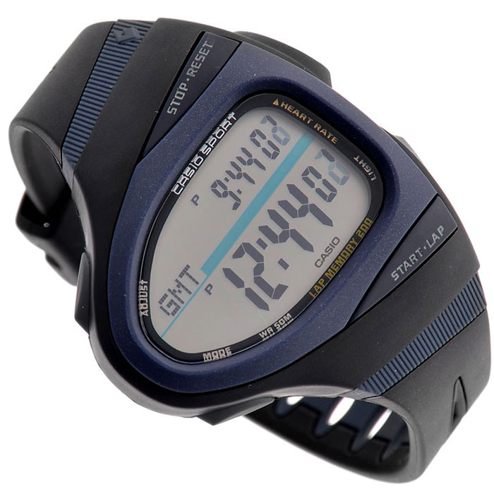 Наручные часы Casio CHR-100-1CHR-100-1 Наручные часы Casio CHR-100-1CHR-100-1Наручные часы Casio CHR-100-1 для занятий спортом. Электролюминесцентная подсветка циферблата с функцией послесвечения Измерение пульса - вокруг грудной клетки закрепляется пояс с кардиопередатчиком, передающим радиосигналом данные на часы, которые отображают информацию о частоте сердечных сокращений на дисплее При достижении предварительно установленной величины пульса часы издают звуковой сигнал Можно просматривать процентное соотношение текущего пульса к максимально установленной величине частоты сердечных сокращений Счетчик израсходованных калорий Мировое время - показания текущего времени в основных городах и часовых поясах мира Секундомер с точностью измерения 1/100 сек, запас измерения 100 часов Память на 200 дистанций, содержащая дату, размер дистанции, секундомер на финишный и промежуточный результат 2 таймера с автоповтором с отсчетом времени от 10 секунд до 100 часов Звуковой сигнал: 3 будильника Автоматический...