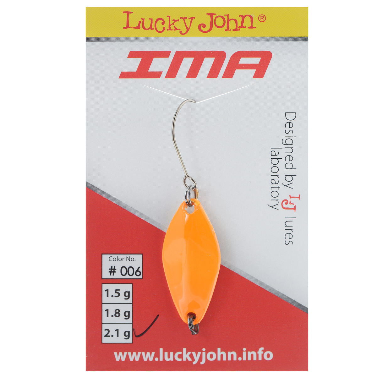 Блесна колеблющаяся Lucky John TR IMA, цвет: оранжевый, 2,1 г151021-006 Блесна колеблющаяся Lucky John TR IMA, цвет: оранжевый, 2,1 г151021-006Lucky John TR IMA - колеблющаяся блесна, которая по достоинству будет оценена прежде всего любителями ловли форели на спиннинговые снасти. На блесне выбито название и вес для удобства. Бока приманки немного выгнуты, что обеспечивает очень интересную игру при проводке.