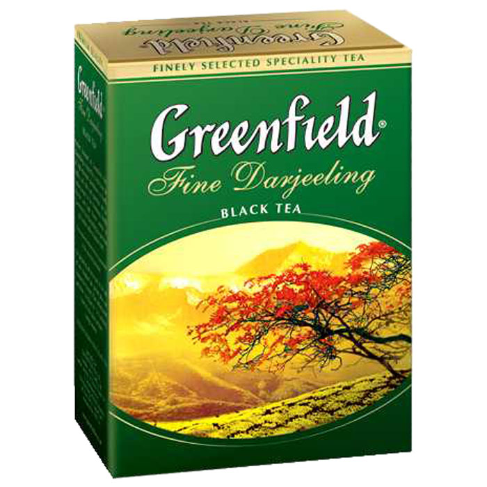 Greenfield Fine Darjeeling черный листовой чай, 100 г0376-16 Greenfield Fine Darjeeling черный листовой чай, 100 г0376-16Совершенный букет Greenfield Fine Darjeeling рождается из чистоты высокогорных плантаций северной Индии, прохлады дождей и щедрости солнца, ласкающего склоны Гималайских хребтов. Игристый вкус и легкий цветочный аромат Greenfield Fine Darjeeling - бесценный дар, светлая улыбка природы.