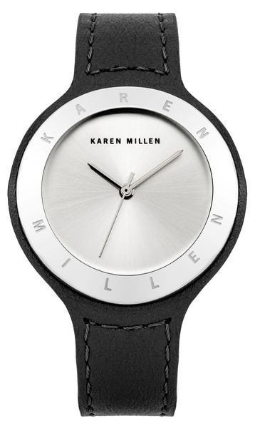 Часы наручные женские Karen Millen, цвет: стальной, черный. KM134BSKM134BS Часы наручные женские Karen Millen, цвет: стальной, черный. KM134BSKM134BSЭлегантные женские часы Karen Millen изготовлены из нержавеющей стали с IP-покрытием, натуральной кожи и минерального стекла. Циферблат и корпус часов оформлены символикой бренда. Корпус изделия оснащен кварцевым механизмом, который имеет степень влагозащиты равную 5 Bar, а также дополнен устойчивым к царапинам минеральным стеклом. Ремешок оснащен классической пряжкой, которая позволит с легкостью снимать и надевать изделие. Часы поставляются в фирменной упаковке. Часы Karen Millen подчеркнут изящность женской руки и отменное чувство стиля у их обладательницы.