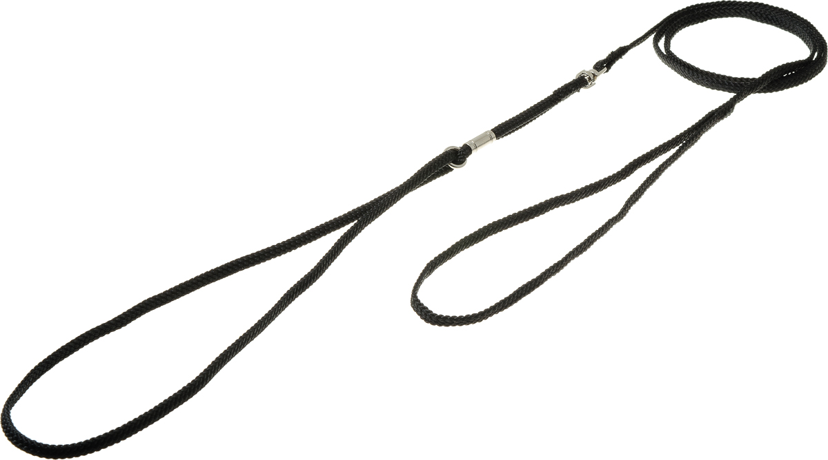 Ринговка V.I.Pet, с кольцом, цвет: черный. PEA-05PEA-05BL Ринговка V.I.Pet, с кольцом, цвет: черный. PEA-05PEA-05BLРинговка V.I.Pet - это специальный поводок, состоящий из петли с фиксатором и, собственно, поводка. Выполнена из нейлона, фурнитура - из высококачественной стали. Ринговка является самым распространенным видом амуниции для показа собаки на выставке или занятий рингдрессурой. Ринговку подбирают в тон окраса собаки, если собака пятнистая - то в тон преобладающего окраса или, наоборот, контрастную.