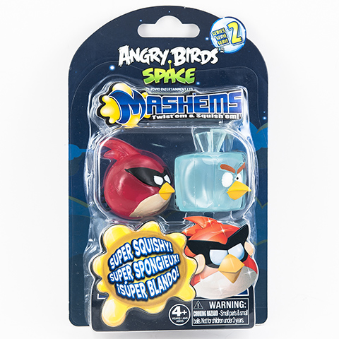 Птичка-мялка Angry Birds, 2 шт50282-0000012-02 Птичка-мялка Angry Birds, 2 шт50282-0000012-02Птички-мялки в стиле Angry Birds.Птичек можно как угодно мять, они потом возвращаются в свою прежнюю форму.Сделаны из приятного на ощупь материала.Внутри игрушки есть жидкий наполнитель.