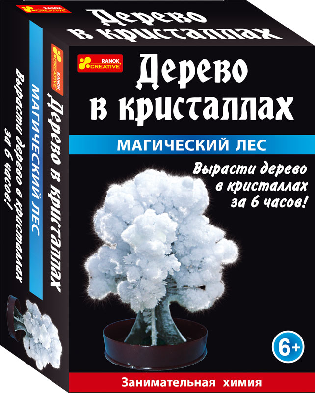 Магический лес (белый) - Сад пушистых кристаллов12138010Р Магический лес (белый) - Сад пушистых кристаллов12138010РС помощью этого набора можно вырастить кристаллы всего за пару часов. Прямо на глазах картонная основа превратиться в пушистое красивое дерево!