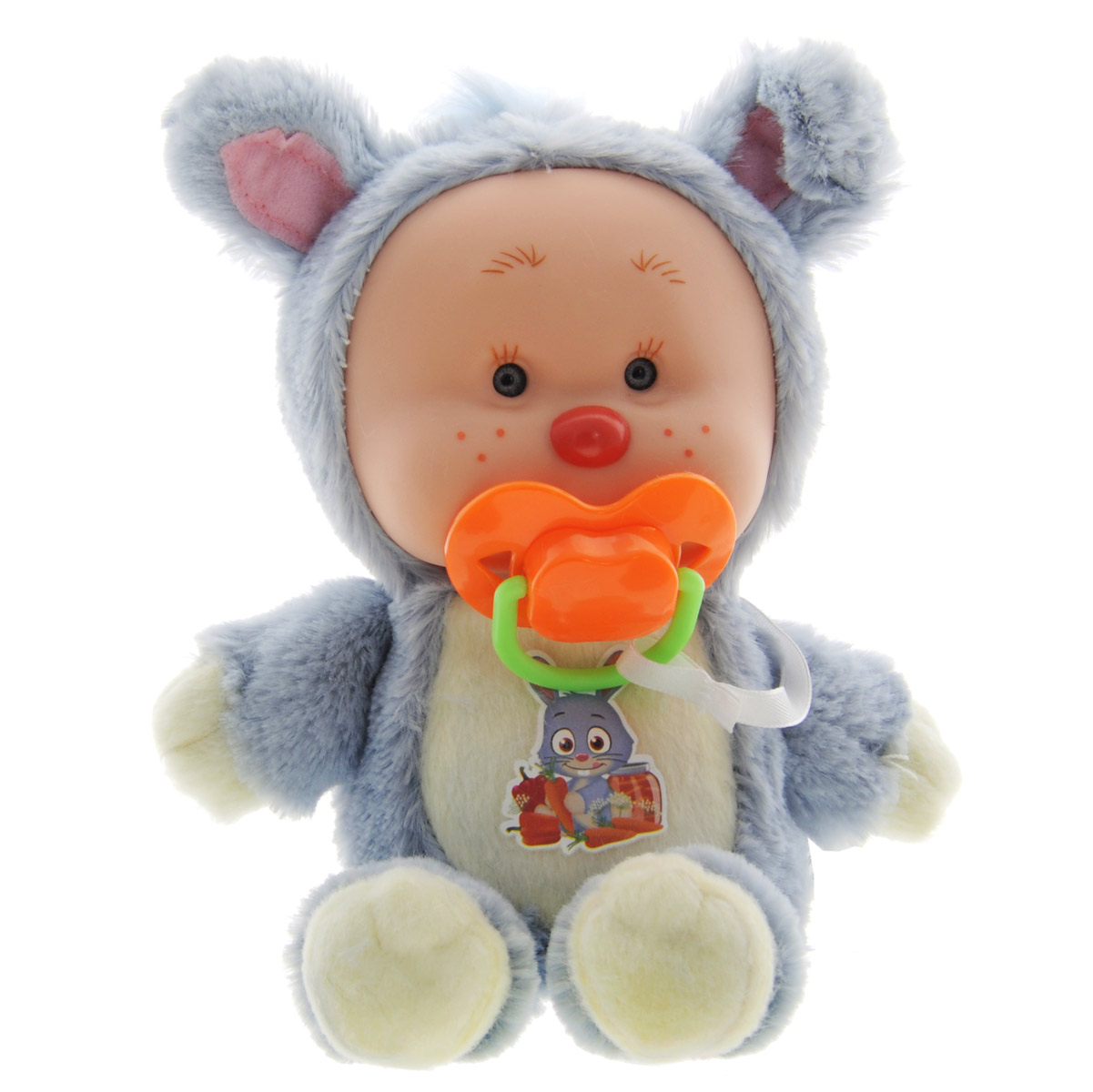 Yogurtinis Мягкая игрушка Лесные друзья Зайчонок Степан15007-6 Yogurtinis Мягкая игрушка Лесные друзья Зайчонок Степан15007-6Мягкая игрушка Yogurtinis Лесные друзья. Зайчонок степан с нежным ароматом станет лучшим другом для вашего малыша. Она выполнена из приятного на ощупь плюша нежных цветов в виде очаровательного зайчика. Тело у игрушки мягкое, а милая мордашка выполнена из безопасного пластика. Дополнительно к игрушке прилагается соска, которая легко вставляется в ротик. Поставляется игрушка в фирменной пластиковой банке. Этот симпатичный зайчонок принесет радость и подарит своему обладателю мгновения нежных объятий и приятных воспоминаний. Великолепное качество исполнения делают эту игрушку чудесным подарком к любому празднику, а оригинальный жизнерадостный образ представит такой подарок в самом лучшем свете.