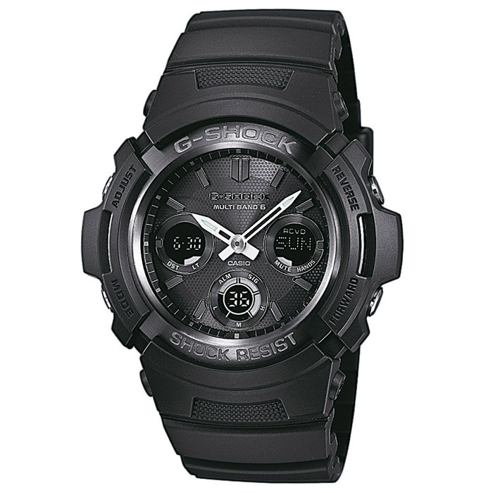 Наручные часы Casio AWG-M100B-1AAWG-M100B-1A Наручные часы Casio AWG-M100B-1AAWG-M100B-1AУдаропрочные наручные часы Casio AWG-M100 с функцией приема радиосигнала для установки точного времени.